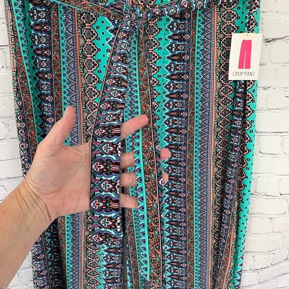 BOBBIE BROOKS 3X Soft Boho Crop Palazzo Pants - Picture 4 of 8